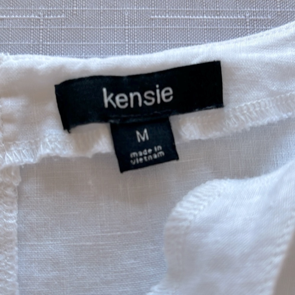 KENSIE LINEN/COTTON TOP - Picture 6 of 12